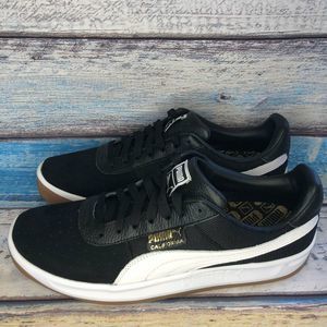 New With Box PUMA California 366608 06 Black White